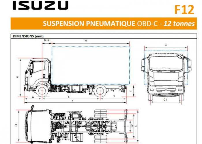 Isuzu F12 Sosp. Pneumatique