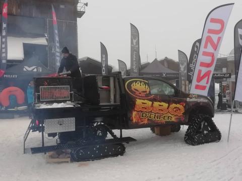 Isuzu at Rockon Snowboard Tour avec Balleydier4x4